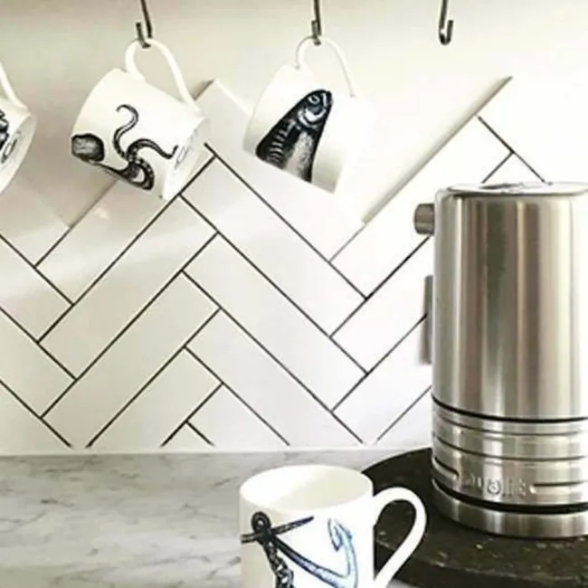 Microline White Matt Wall Tile 