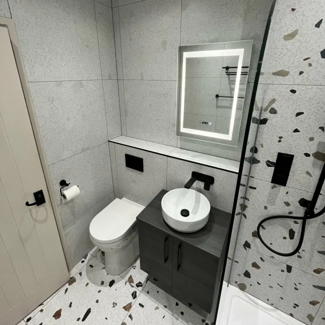 Trend White Terrazzo Wall and Floor Tile