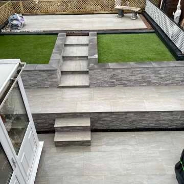 Ribera Grey Slate Effect Wall Tiles