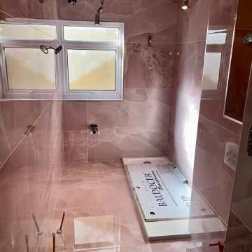 Onyx Marble Effect Rose Pink Polished Porcelain Wall and Floor Tile