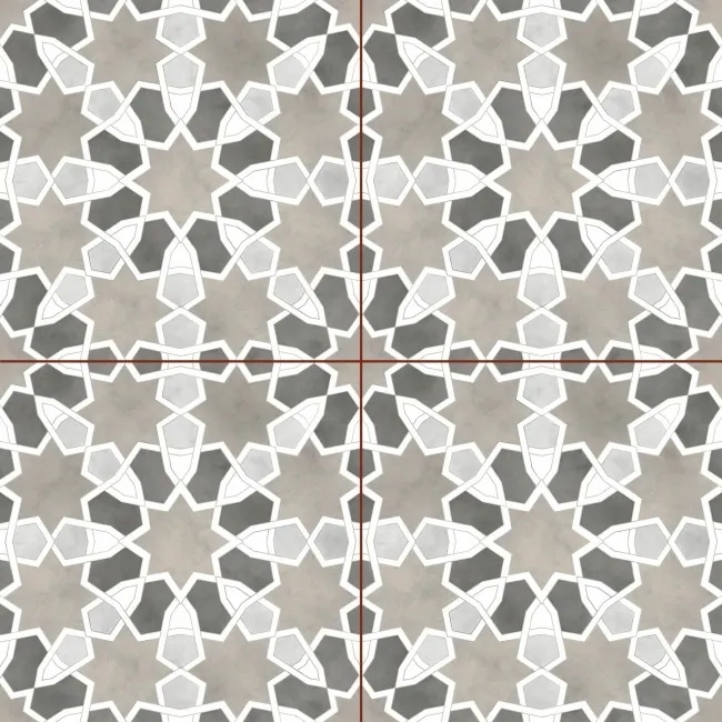 Agadir Grey Pattern Matt Ceramic Floor Tile