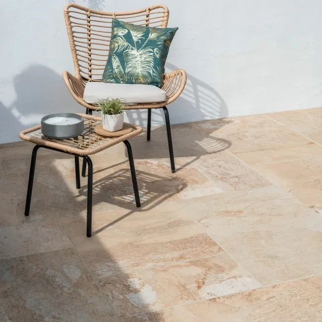 Basalto Beige Modular Outdoor Slab Tile