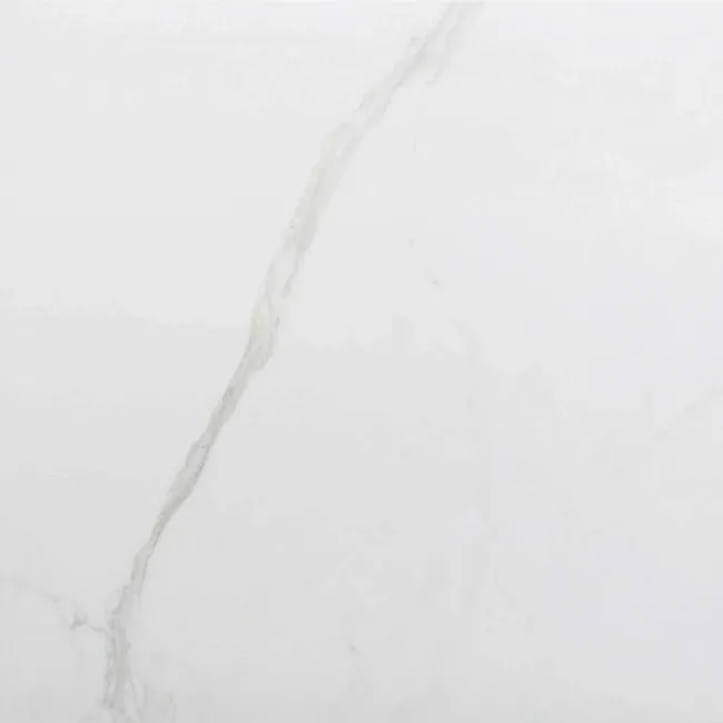 Carrara White Gloss Marble Effect Floor Tile