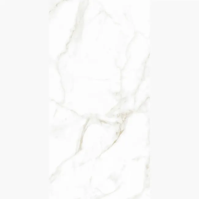 Carrera Gold Marble Effect Rectified Polished Porcelain Wall & Floor Tile