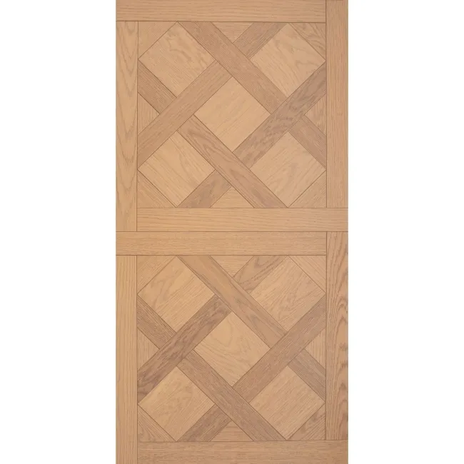Clovelly Natural Oak Parquet Pattern Effect Laminate Flooring 12mm