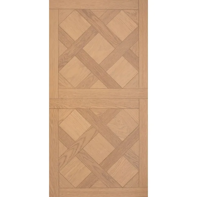 Clovelly Natural Oak Parquet Pattern Effect Laminate Flooring 12mm