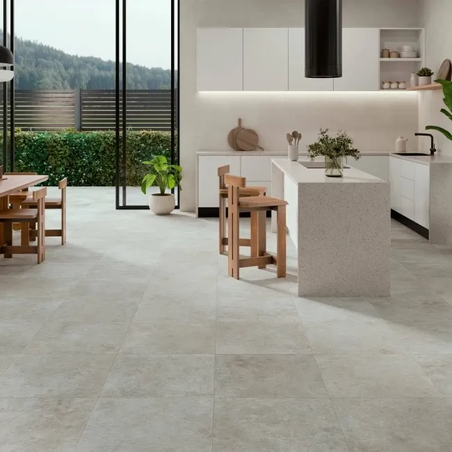 Crassana Grey Concrete Effect Anti Slip Porcelain Floor Tile