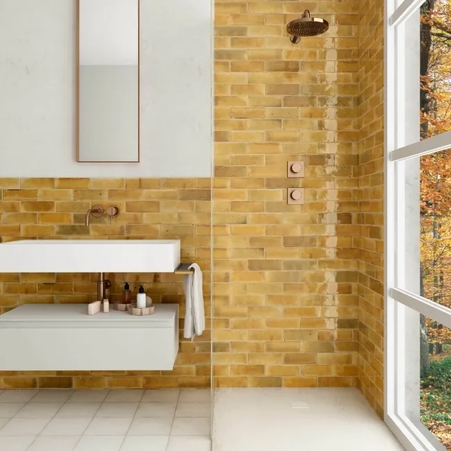Luma Caramel Gloss Ceramic Wall Tile