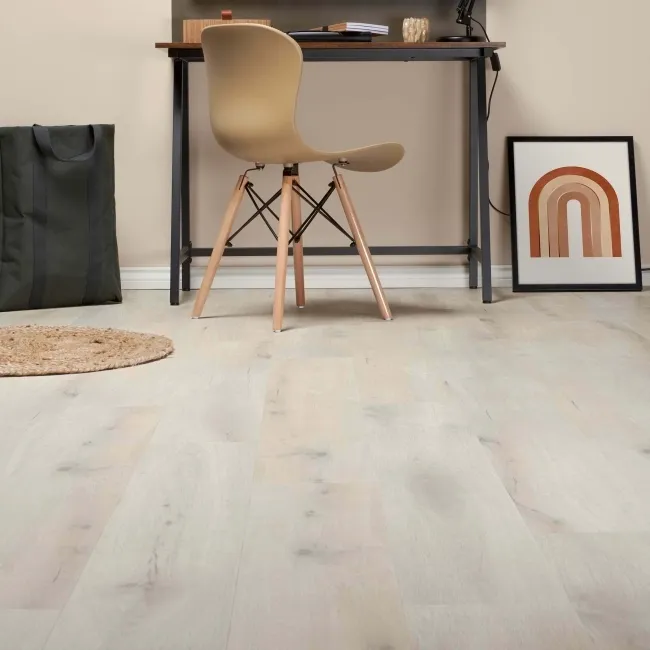 Londres Everest White Luxury Click Vinyl Flooring 4mm