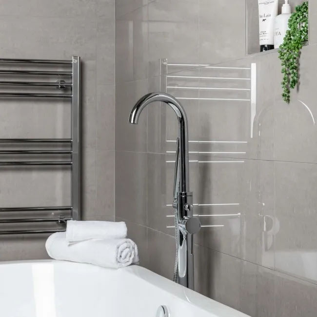 Lounge Light Grey Polished Porcelain Wall and Floor Tile