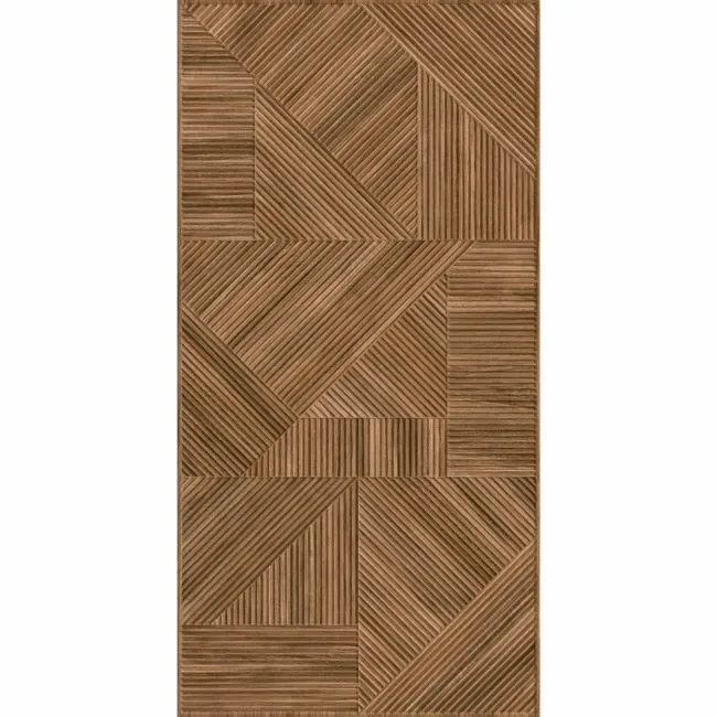 Nantes Dark 3D Wood Panel Effect Wall Tile