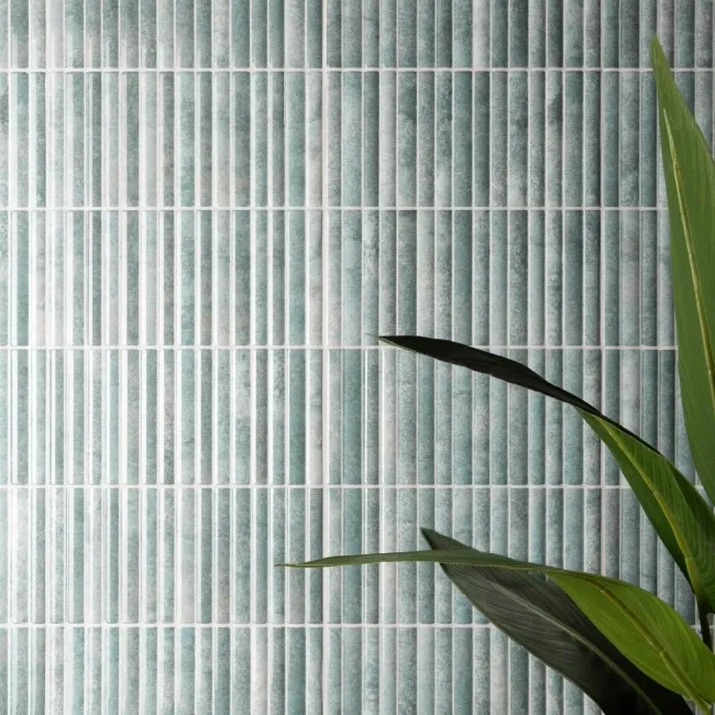 Rubik Green Kit Kat Effect Gloss Ceramic Wall Tile