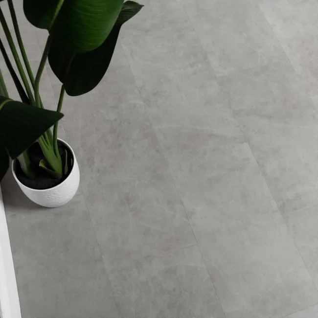 Runa Grey Clouds Tile Luxury Click Vinyl Flooring 5mm