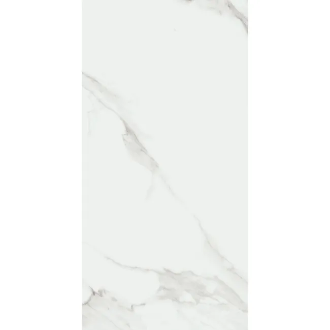 Lumiere White Marble Effect Large Matt Vitrified Ceramic Tile