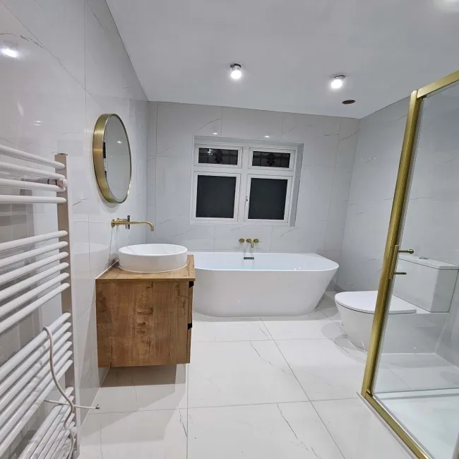 Barbados White Marble Effect Polished Porcelain Wall and Floor Tiles
