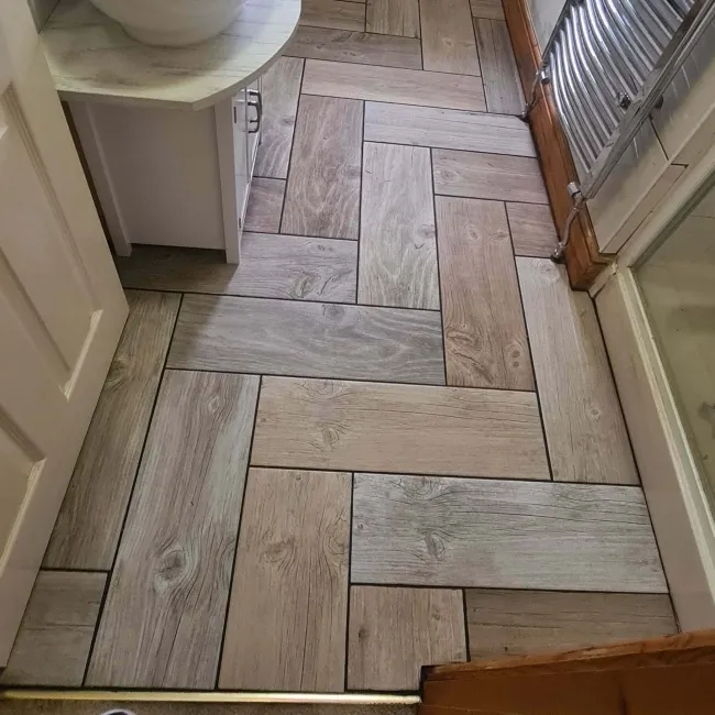 Foresta Grey Mixed Wood Effect Matt Ceramic Floor Tile