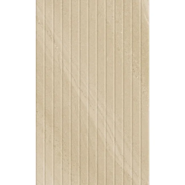Urbano Beige Decor Stone Effect Matt Ceramic Wall Tile