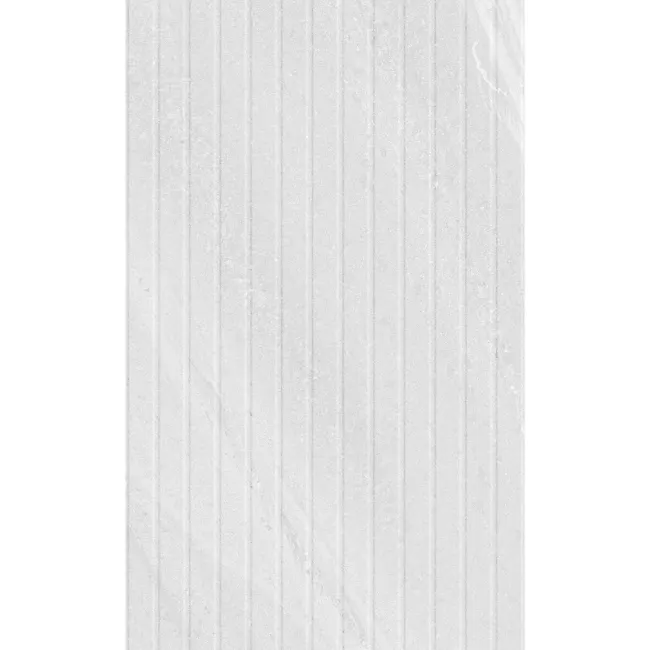 Urbano White Decor Stone Effect Matt Ceramic Wall Tile
