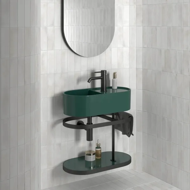 Reku White Stone Effect Matt Porcelain Tile
