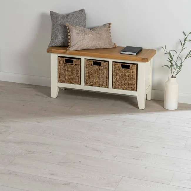 Yukon Light Grey Oak Wood Effect Matt Porcelain Floor Tile