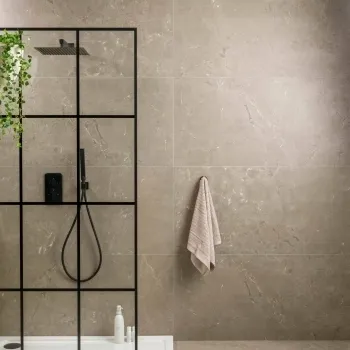 Neeko Taupe Stone Effect Matt Porcelain Tile