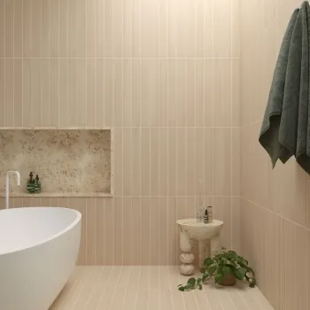 Stonella Beige Stone Effect Matt Porcelain Wall and Floor Tile