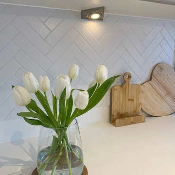 Microline White Matt Wall Tile