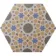 Andalucia Hexagon Patterned Porcelain Wall And Floor Tiles
