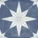 Supernova Star Blue Patterned Matt Vitrified Ceramic Floor Tile