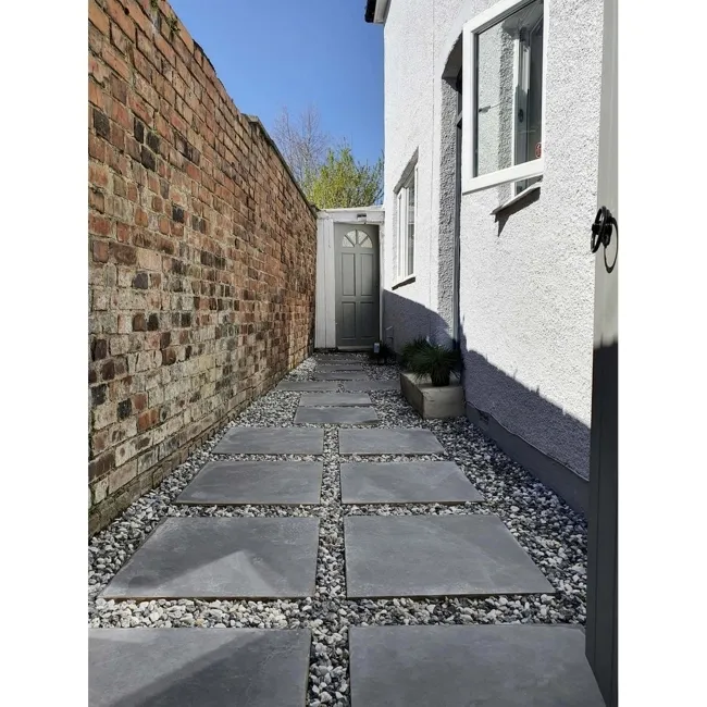 Maverick Anthracite Outdoor Slab Tiles