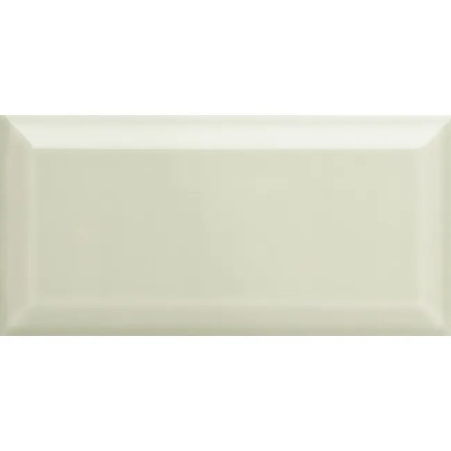 Metro Retro Bevelled Mint Green Gloss Wall Tile