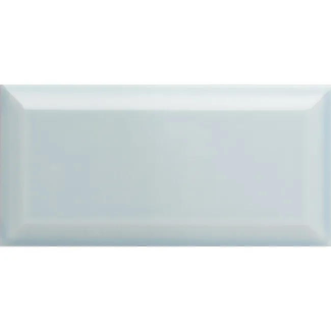 Metro Retro Bevelled Baby Blue Gloss Wall Tile