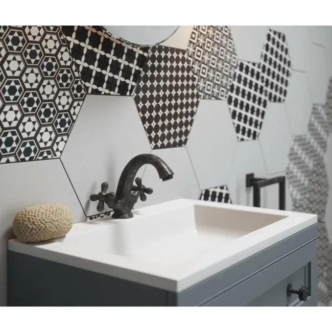 Apollo Grazia Hexagon Decor Wall And Floor Tiles