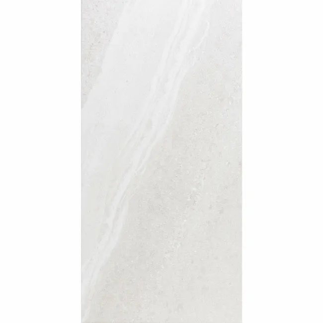 Allegro Light Grey Stone Effect Matt Rectified Porcelain Wall & Floor Tile