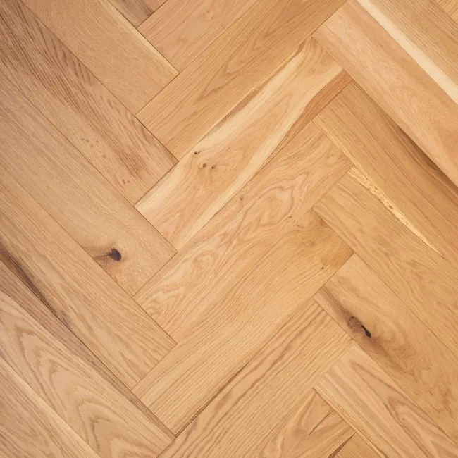 Alpes Natural Oak Herringbone Engineered Wood 15mm Brushed & Oiled