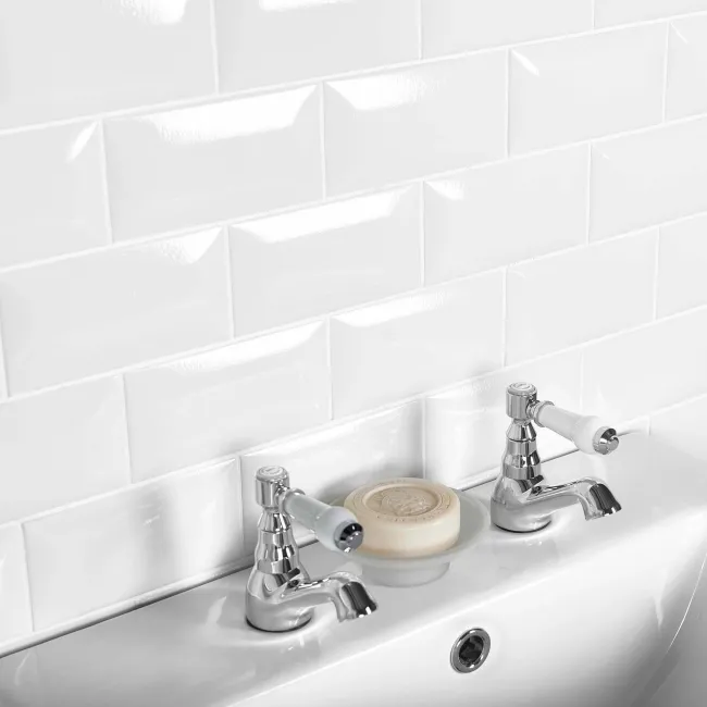 Bella Craquele White Wall Tile