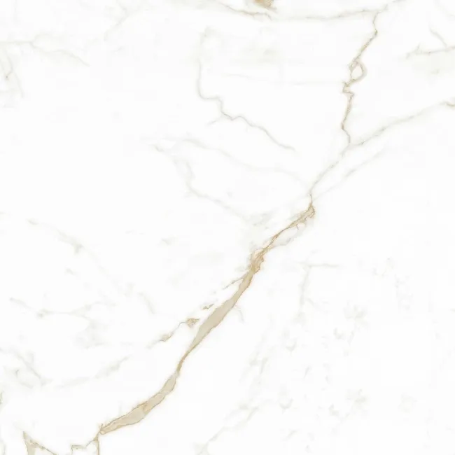 Carrera Gold Marble Effect Rectified Large Polished Porcelain Floor Tile