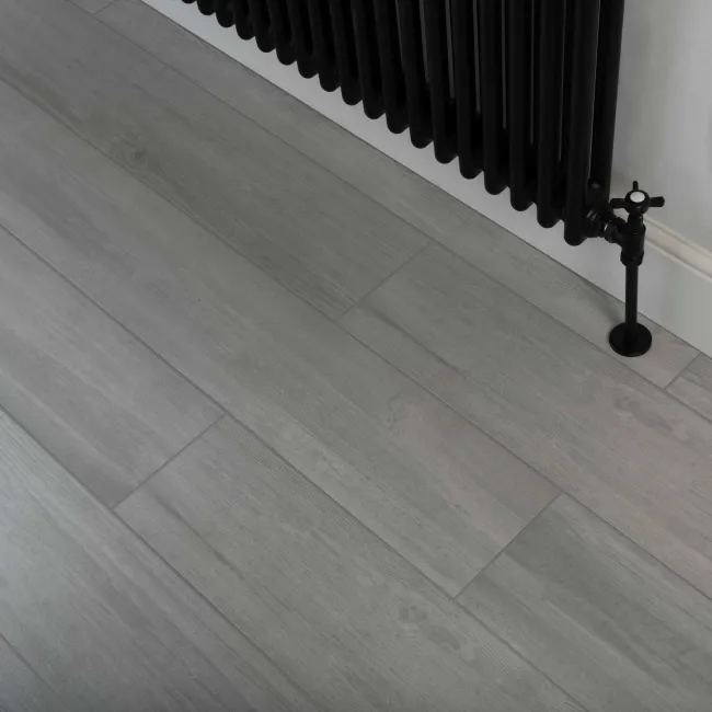 Copenhagen Snow Rectified Matt Wood Effect Porcelain Floor Tile