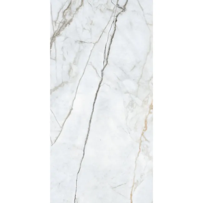 Ethos Golden Grey Marble Effect Matt Porcelain Tile