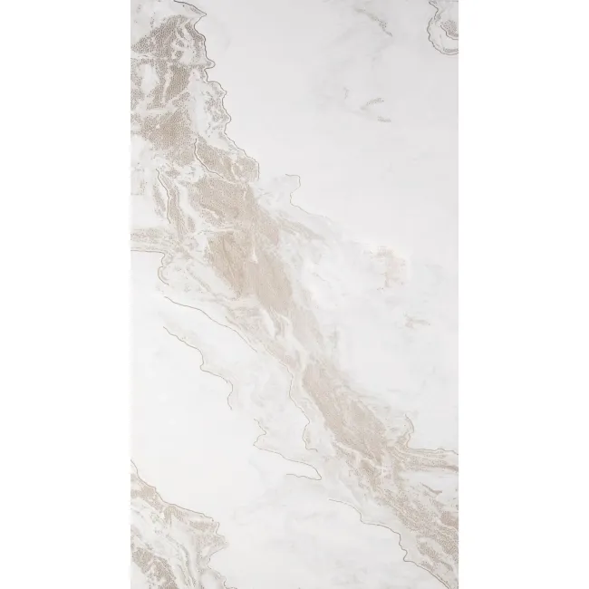 Fenndi Gold Marble Effect Polished Porcelain Tile