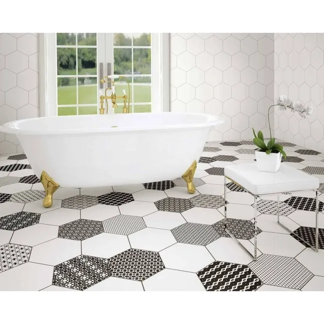 Apollo Grazia Hexagon Decor Wall And Floor Tiles