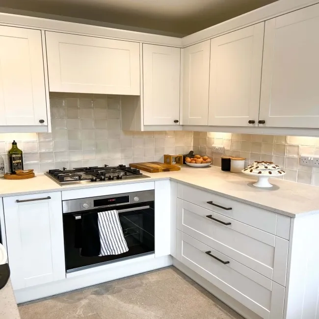 Manacor White 100x100mm Wall Tile