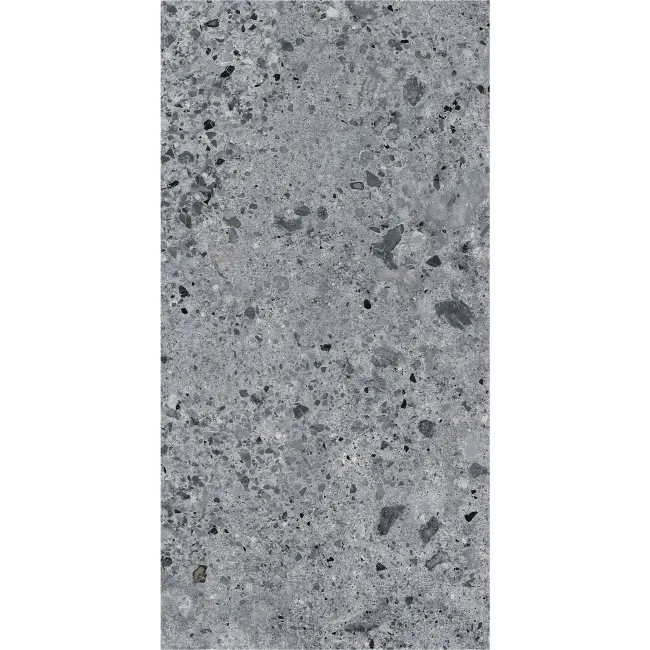 Jaya Graphite Terrazzo Effect Matt Porcelain Wall and Floor Tile