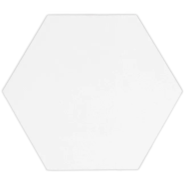 Kromatika Hexagon White Porcelain Wall & Floor Tile