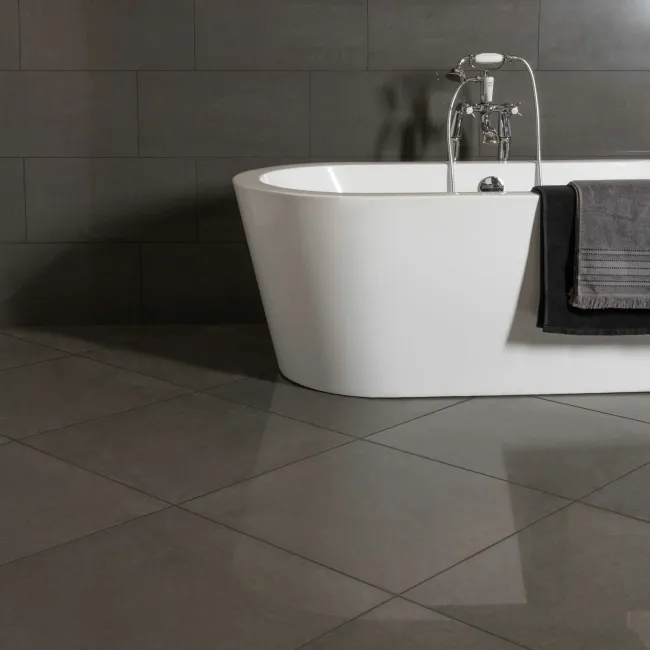 Lounge Grey Polished Porcelain Floor Tile