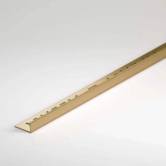 12mm Matt Gold Square Edge Trim