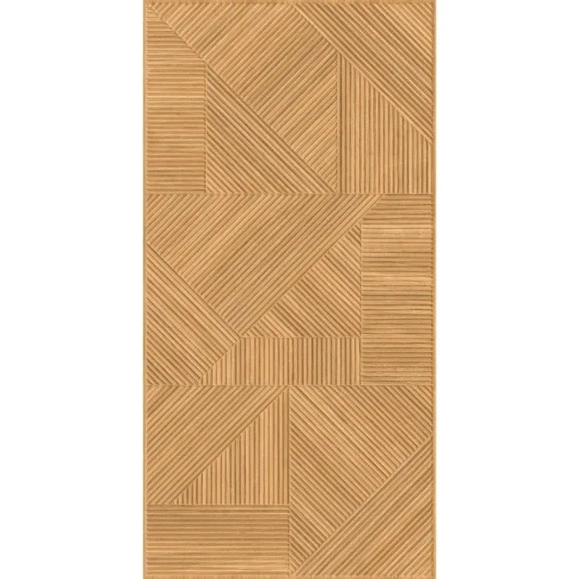 Nantes Natural 3D Wood Panel Effect Wall Tile