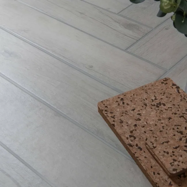 Naturalia Grey Oak Wood Effect Matt Porcelain Floor Tile