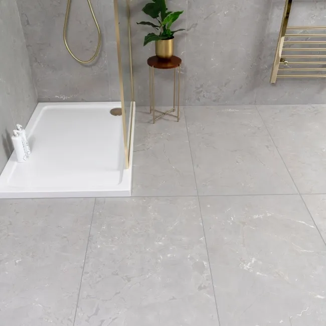 Neeko Grey Stone Effect Matt Porcelain Tile