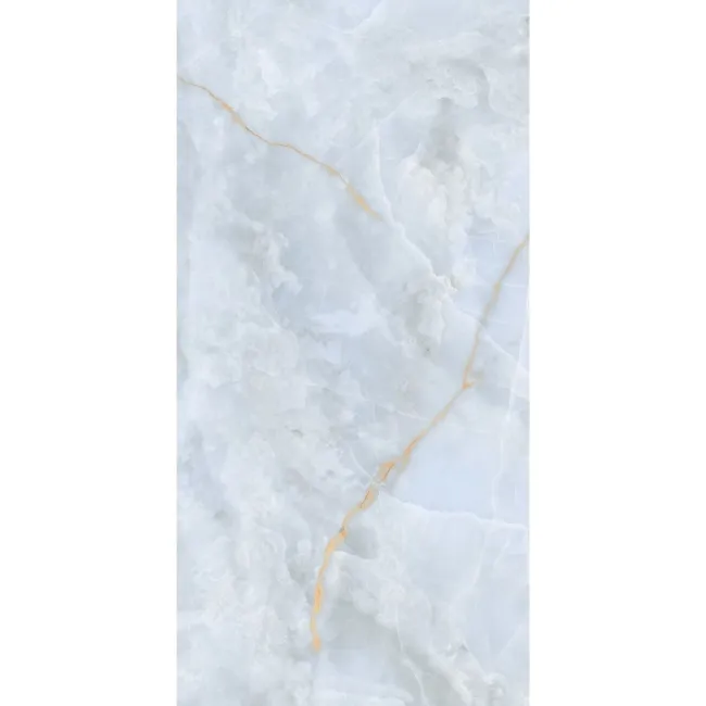 Omen Blue Onyx Marble Effect Matt Porcelain Tile